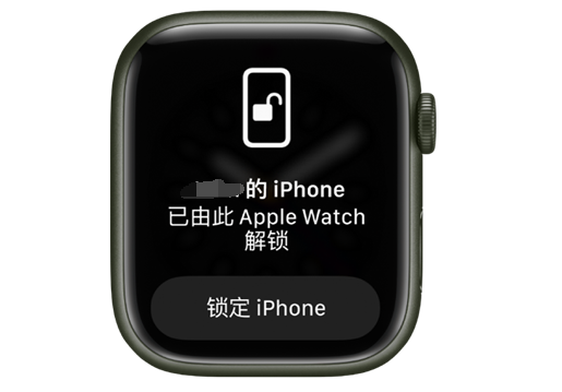 新邵苹果手机维修分享用 AppleWatch 解锁配备面容 ID 的 iPhone方法 