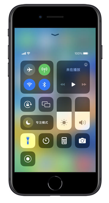 新邵苹果14维修分享苹果iPhone 14 Pro手电筒开启方法 