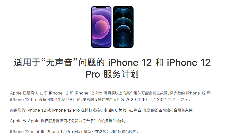 新邵苹果手机维修分享iPhone 12/Pro 拨打或接听电话时无声音怎么办 