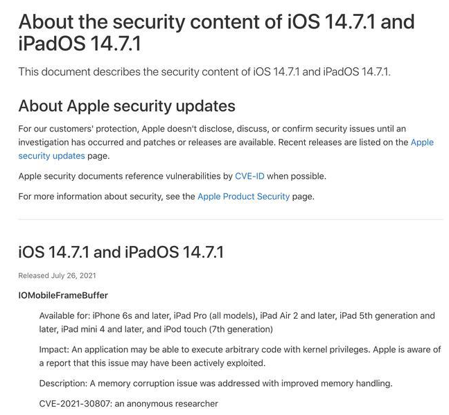 新邵苹果手机维修分享iOS 14.7.1 正式版更新内容及升级方法 